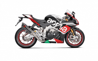 Akrapovic Evolution Line Carbon Compleet Uitlaatsysteem zonder E-keur Aprilia Tuono V4 2017 > 2021